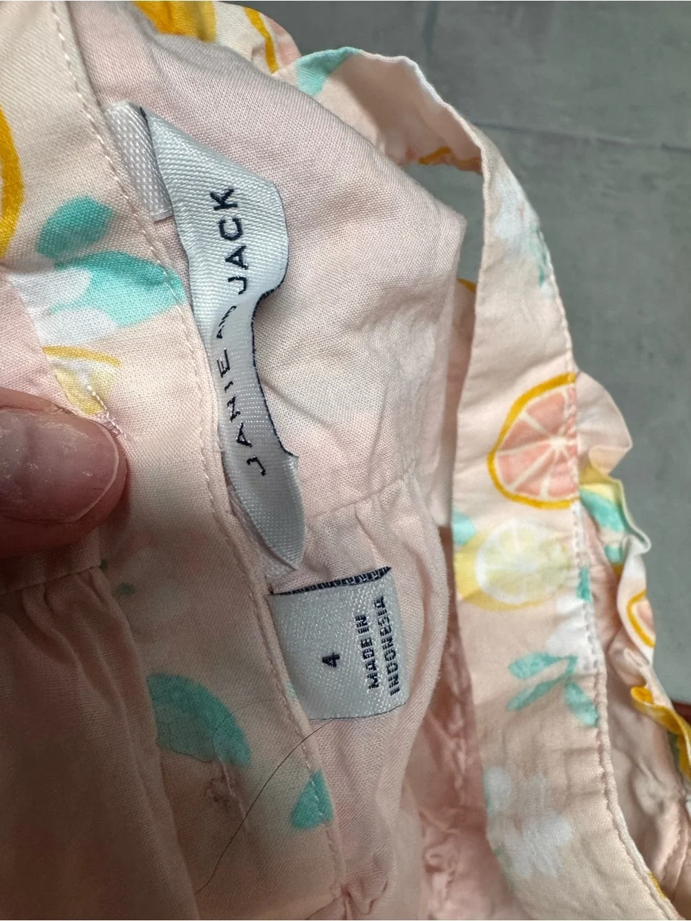 Janie and Jack never worn